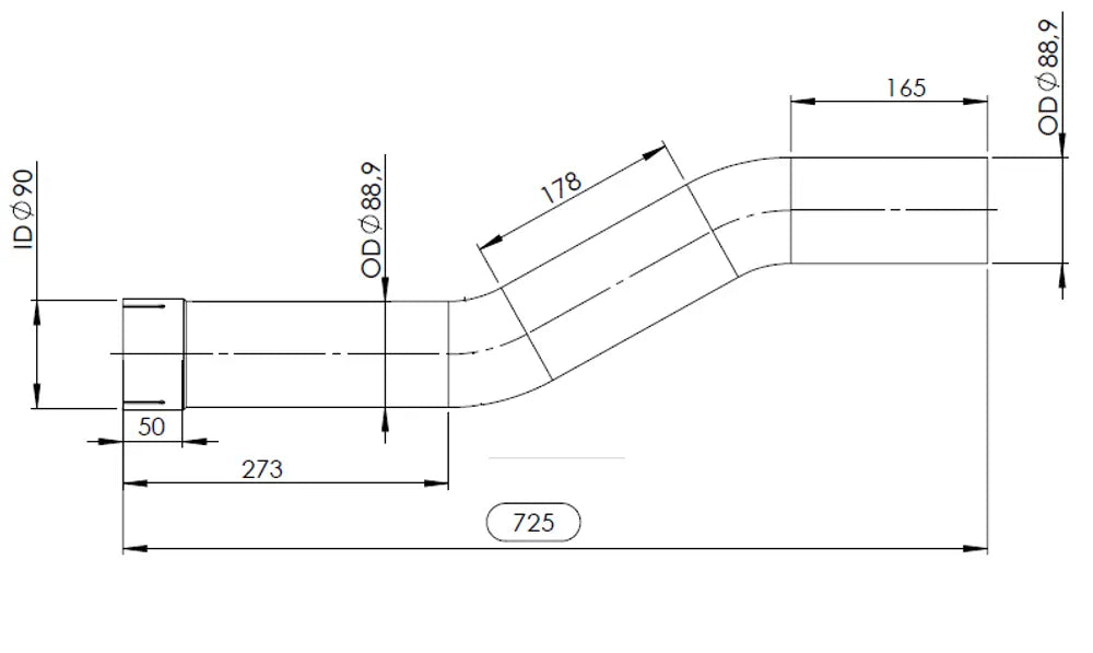 Tubo per DAF - 22145