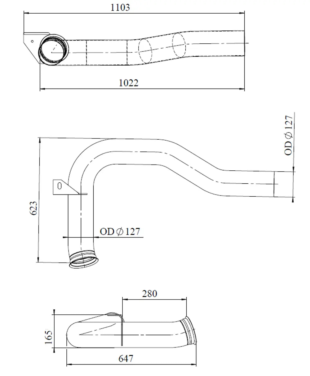 Tubo per DAF - 22162