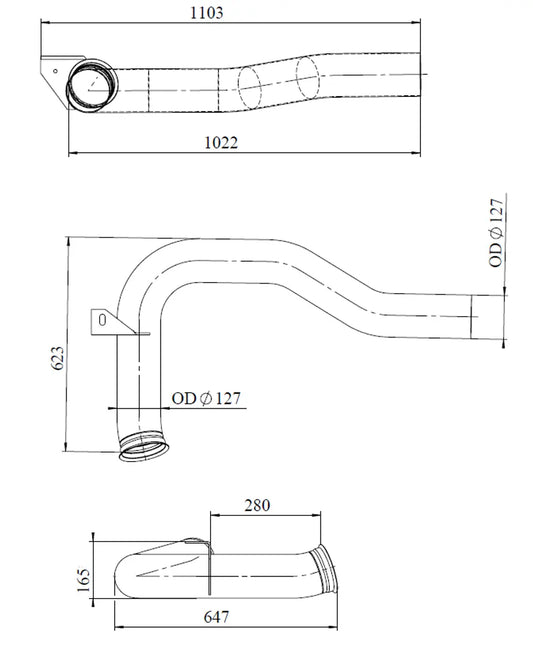 Tubo per DAF - 22162