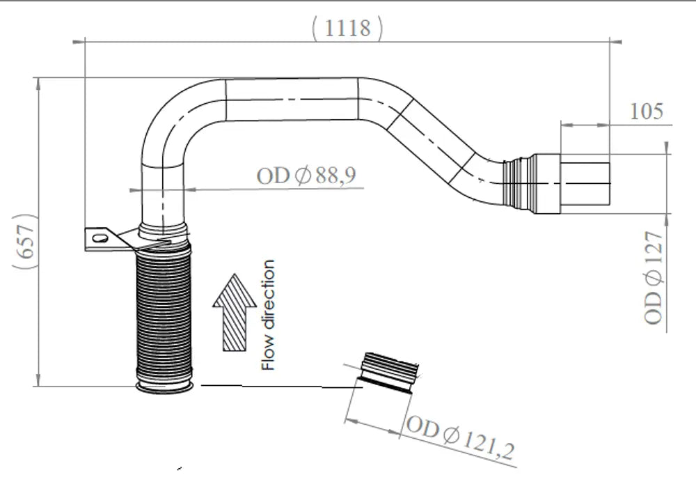 Tubo per DAF - 22174