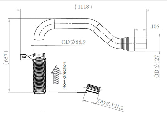 Tubo per DAF - 22174