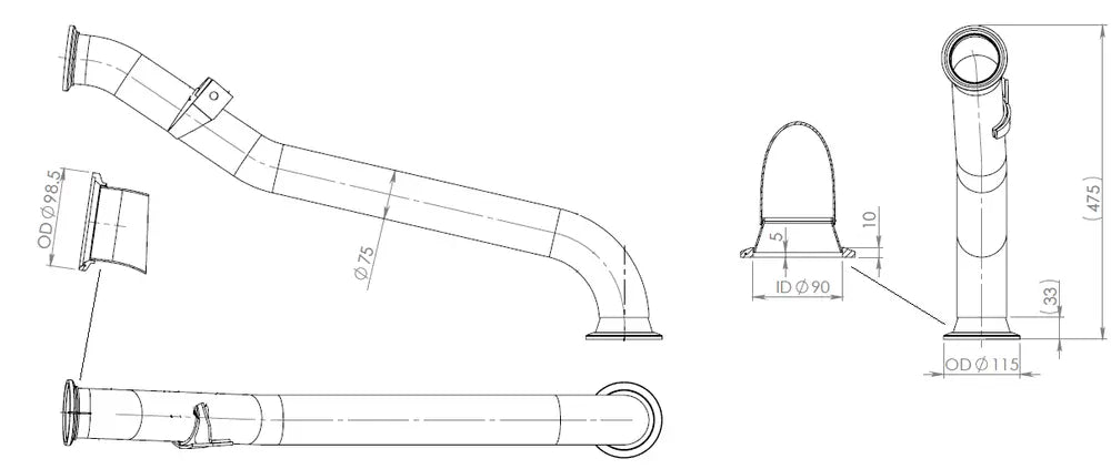 Tubo per DAF - 22195