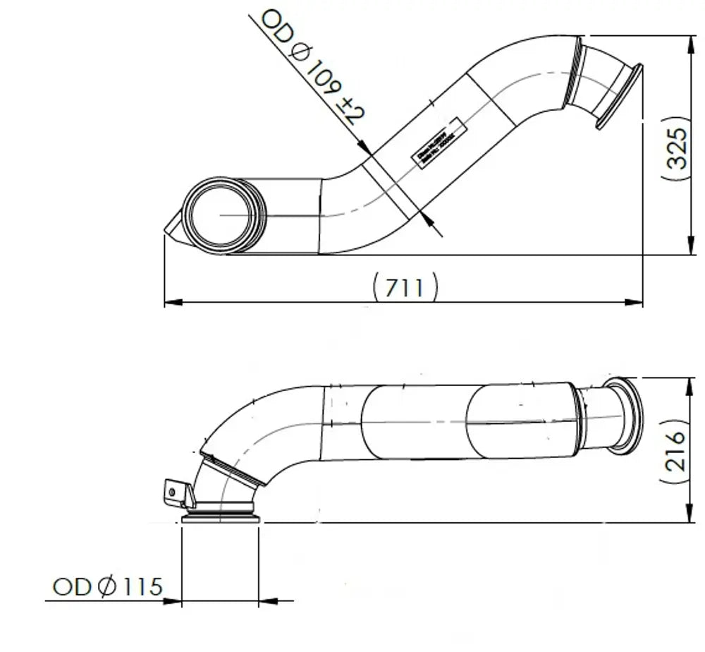 Insulated Tubo per DAF - 22199