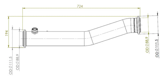 Tubo per DAF - 22270