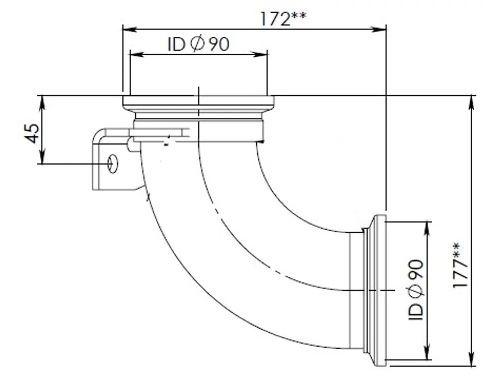 Tubo di scarico per DAF - 22279