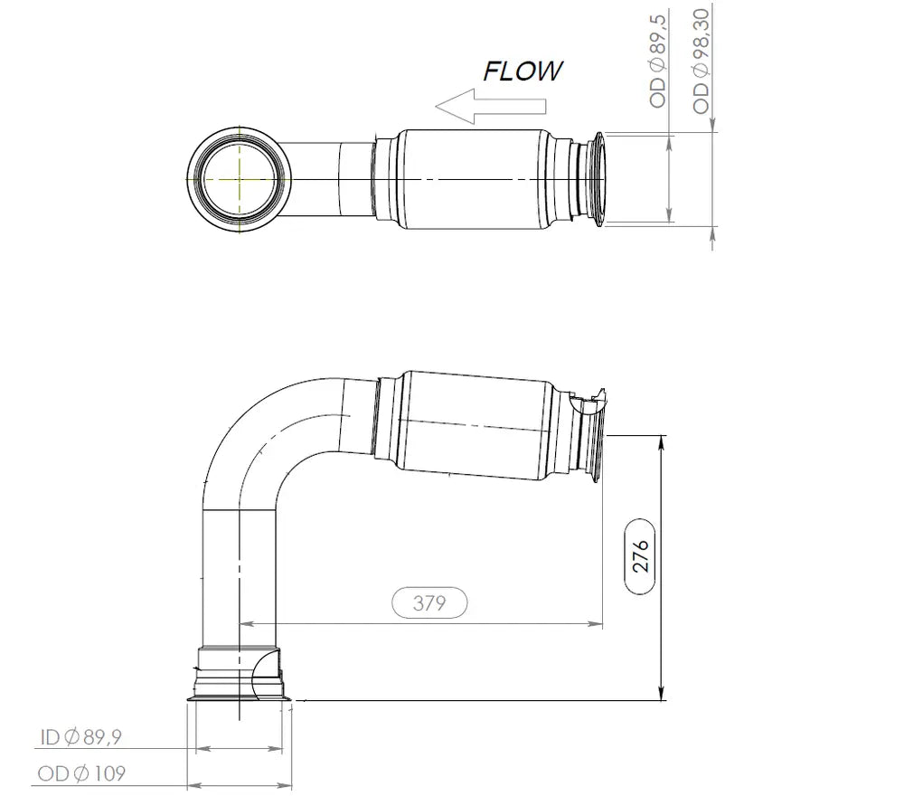 Tubo per DAF - 22298