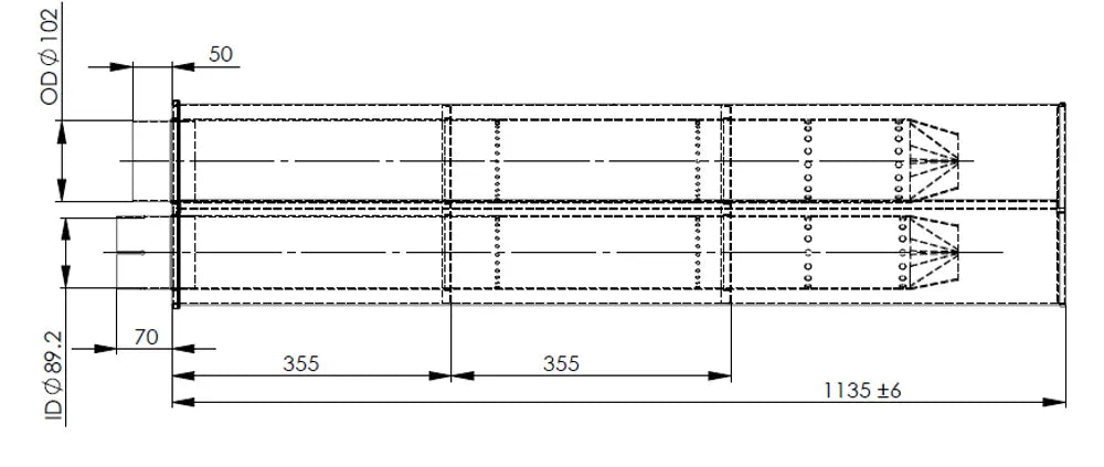 Silenziatore per DAF, E-line - 22314