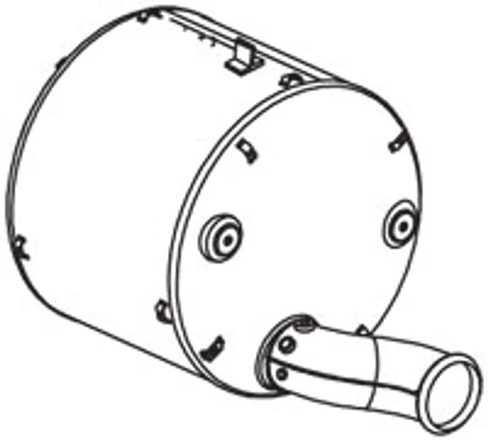 Silenziatore per DAF - 22320