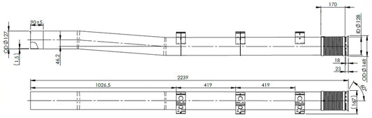 Tubo per DAF - 22630