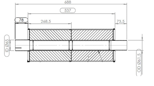 Silenziatore per Iveco - 28321