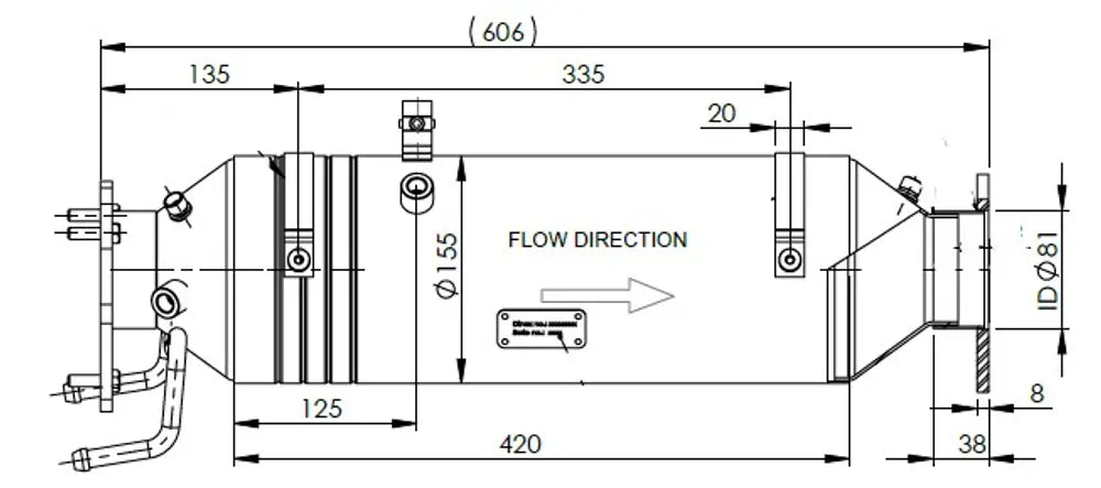 Catalizzatore con DOC & CHP-SIC per Iveco - 28373
