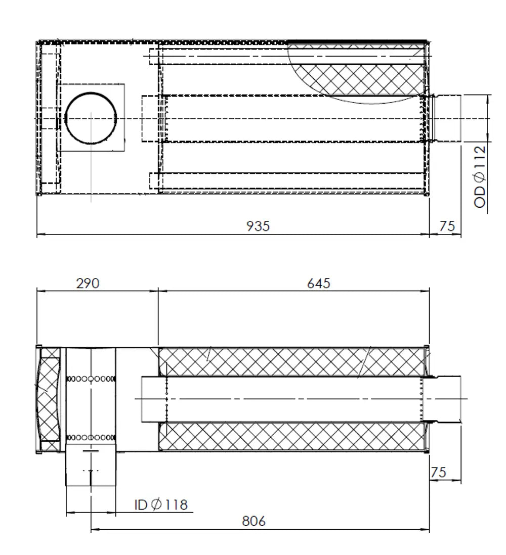 Silenziatore per Iveco - 28410