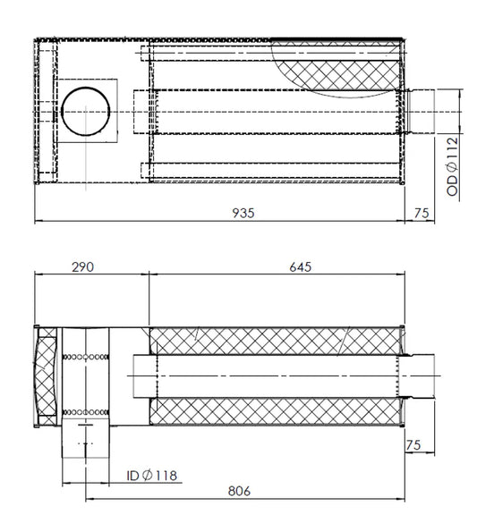 Silenziatore per Iveco - 28410