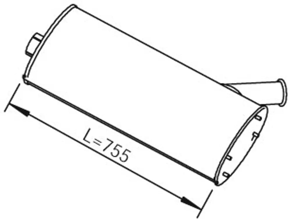 Silenziatore per Iveco - 28420