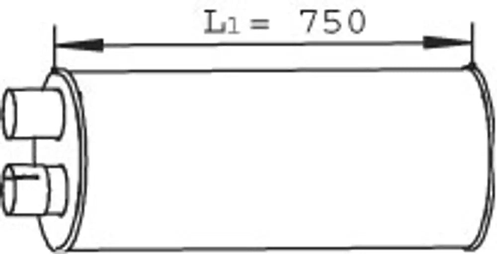 Silenziatore per Iveco - 28448