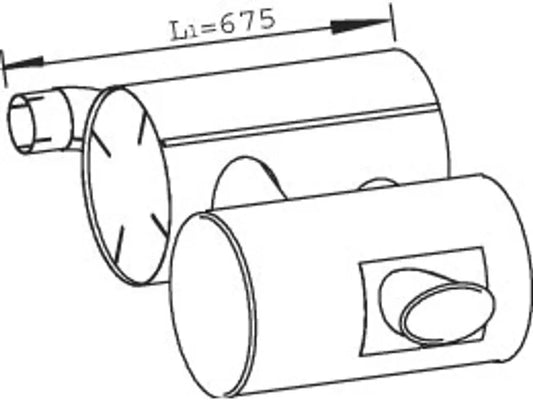 Silenziatore per Iveco - 28449