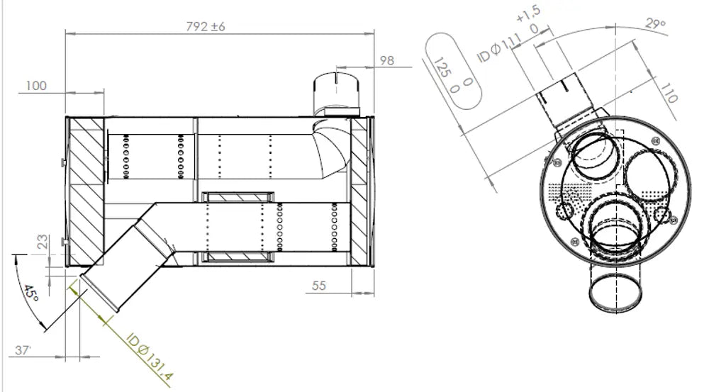 Silenziatore per Iveco - 28451