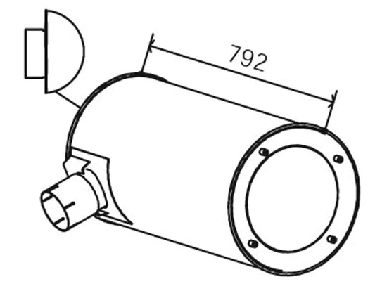 Silenziatore per Iveco - 28453
