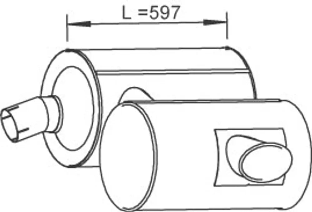 Silenziatore per Iveco - 28462