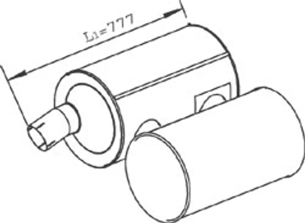 Silenziatore per Iveco - 28468