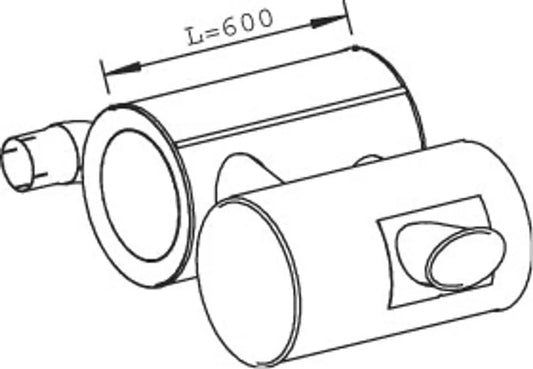 Silenziatore per Iveco - 28469