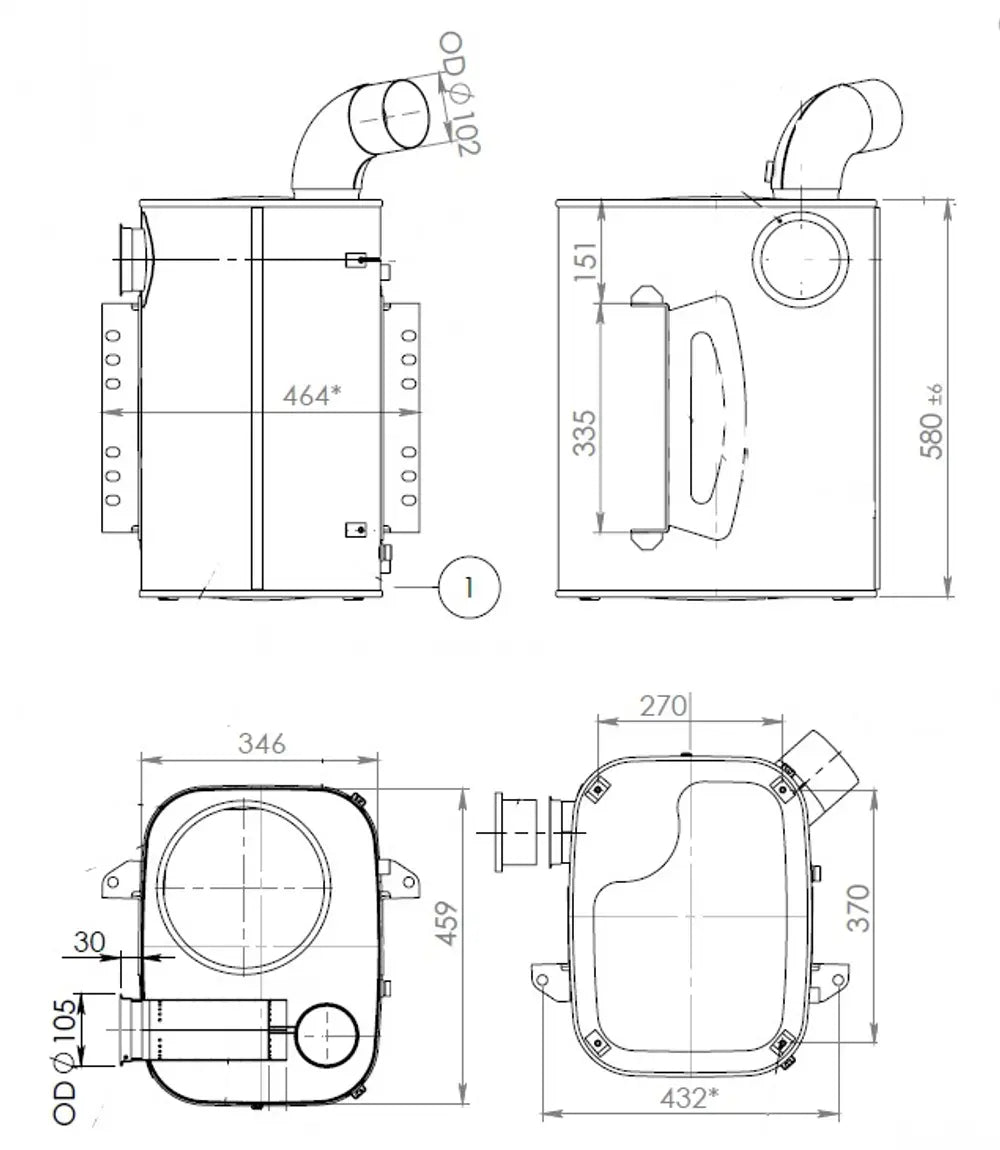 Silenziatore con SCR per Iveco - 28480
