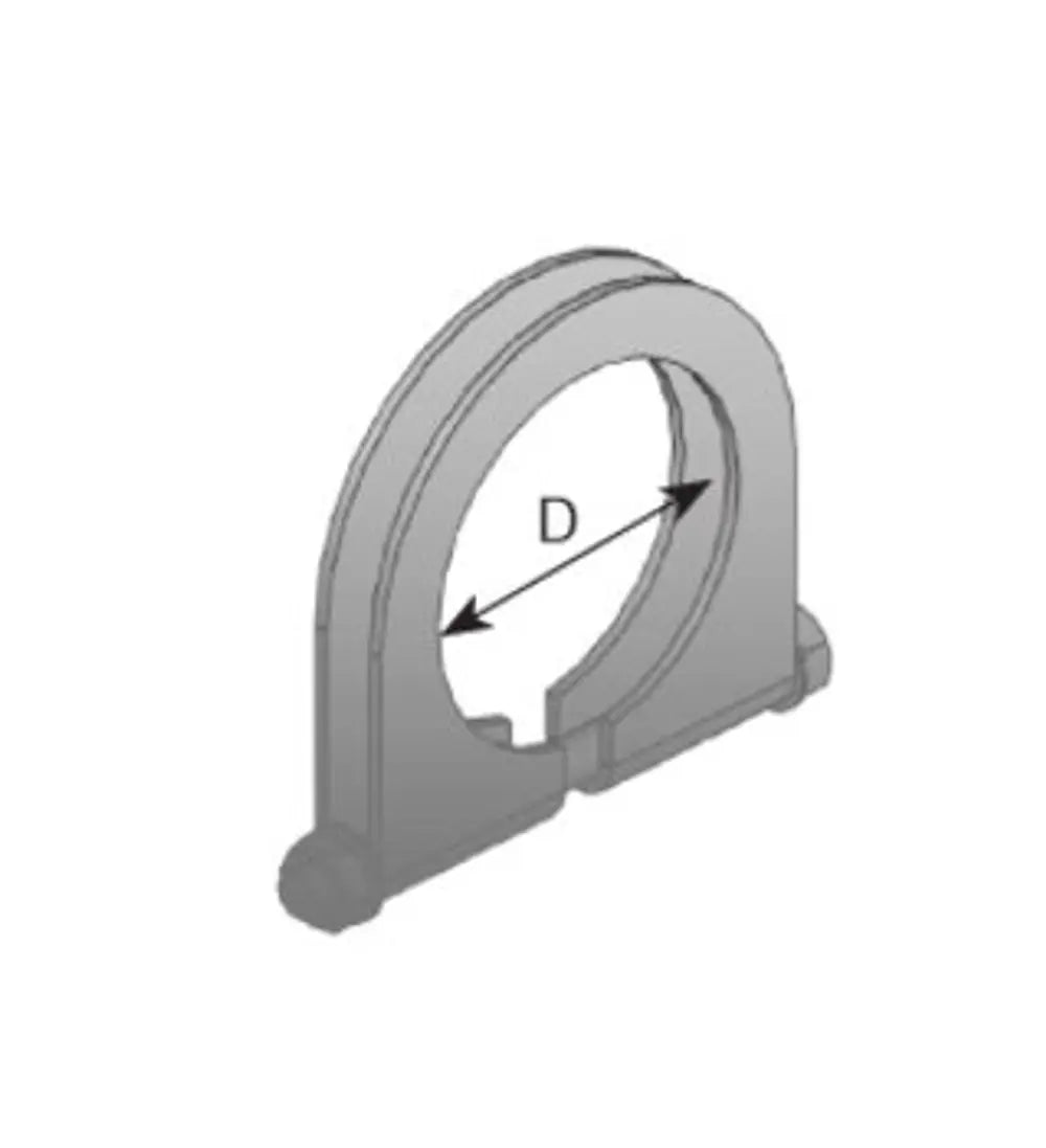 Fascetta per marca camion per Iveco, Ø=59.5-62.5 mm, ALU - 28810