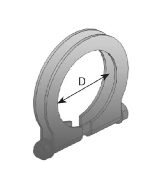 Fascetta per marca camion per Iveco, Ø=114-118 mm, ALU - 28865