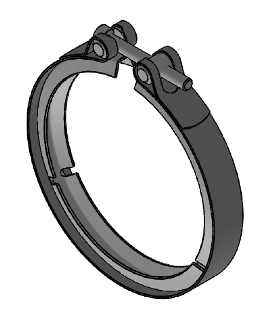 Fascetta a V Heavy Duty per Iveco, Ø=127 / L=25, INOX - 28905