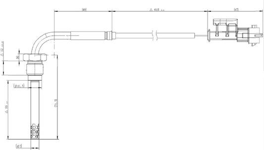 Sensore di temperatura per Iveco - 29042