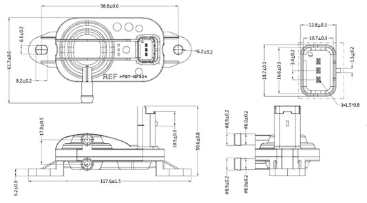Sensore di pressione per Iveco - 29050