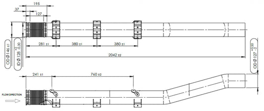 Tubo per DAF - 2AE026