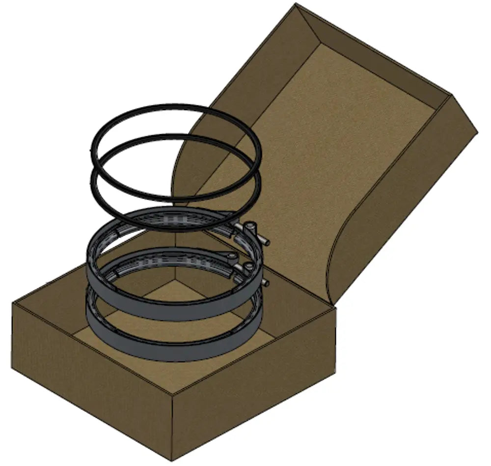 Kit fascetta e guarnizione per DAF (per 1JI001) - 2AL069