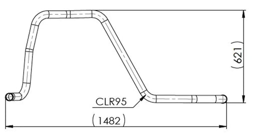 Tubo liquido di raffreddamento per DAF - 2AN011