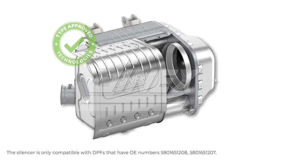 Corpo silenziatore per Iveco (senza DPF) (Eurocargo) - 2KC043