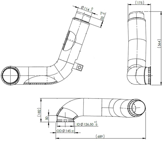 Tubo con Insulation per Iveco - 2KE015
