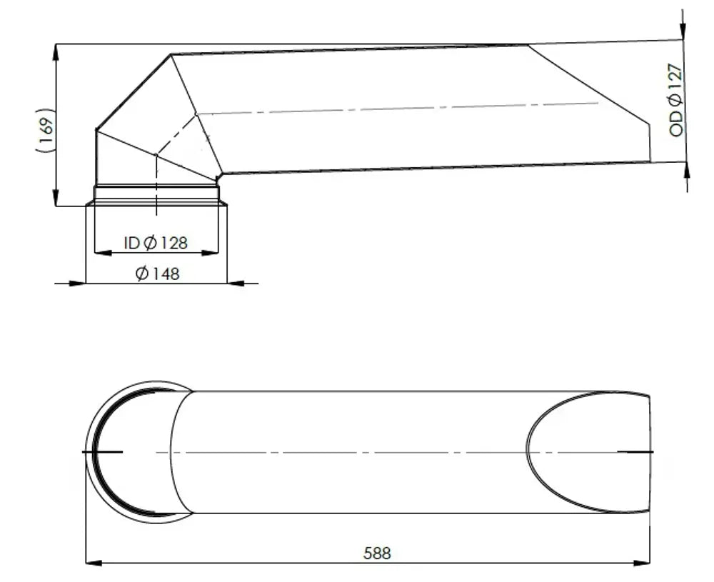Tubo di scarico per Iveco - 2KG001