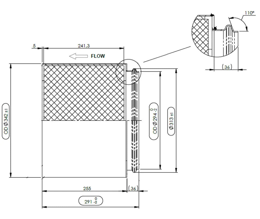DPF ricondizionato per Iveco - 2KI026-RX