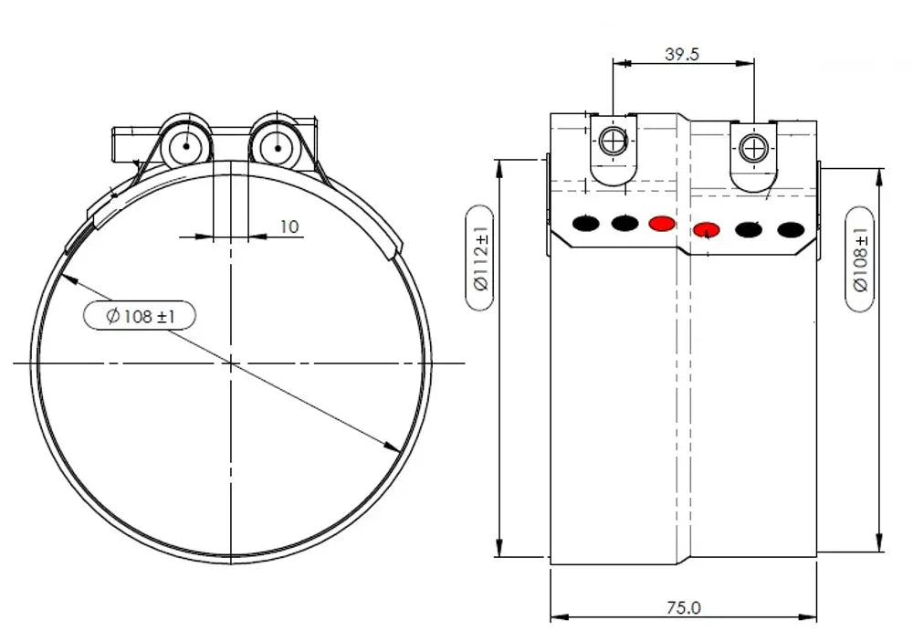 Flessibile Fascetta per Iveco - 2KL001
