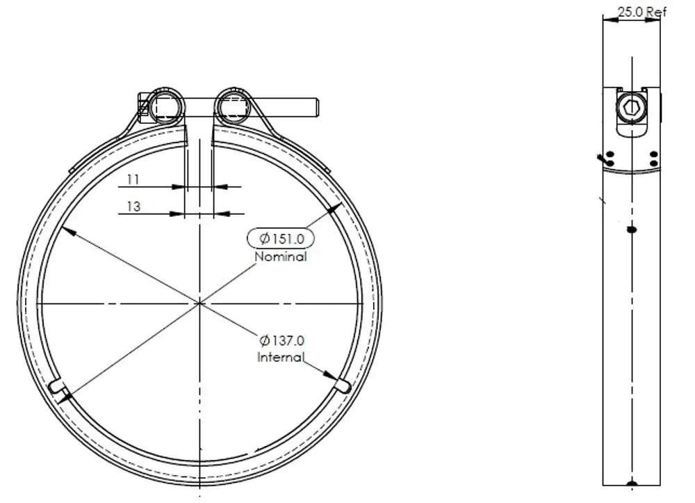 Veefit Fascetta per Iveco - 2KL002