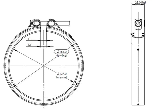 Veefit Fascetta per Iveco - 2KL002