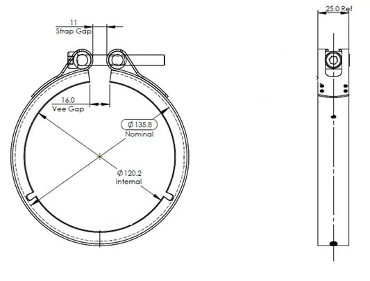 Veefit Fascetta per Iveco - 2KL018
