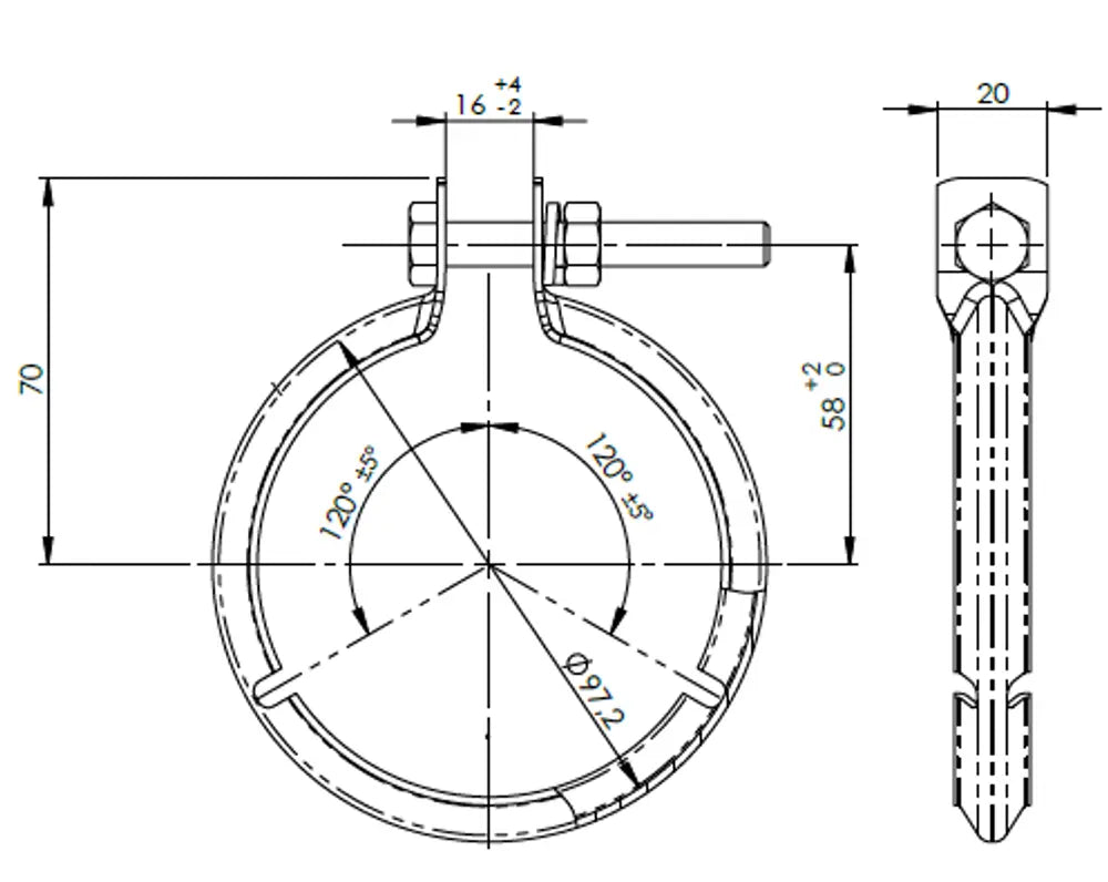 Fascetta per Iveco - 2KL037