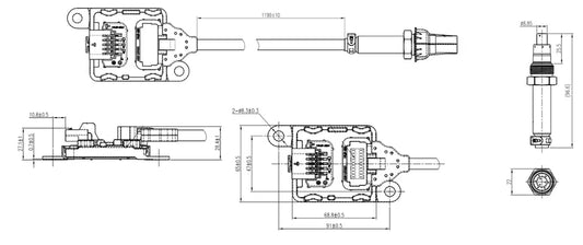 Sensore NOx per Iveco - 2KL068