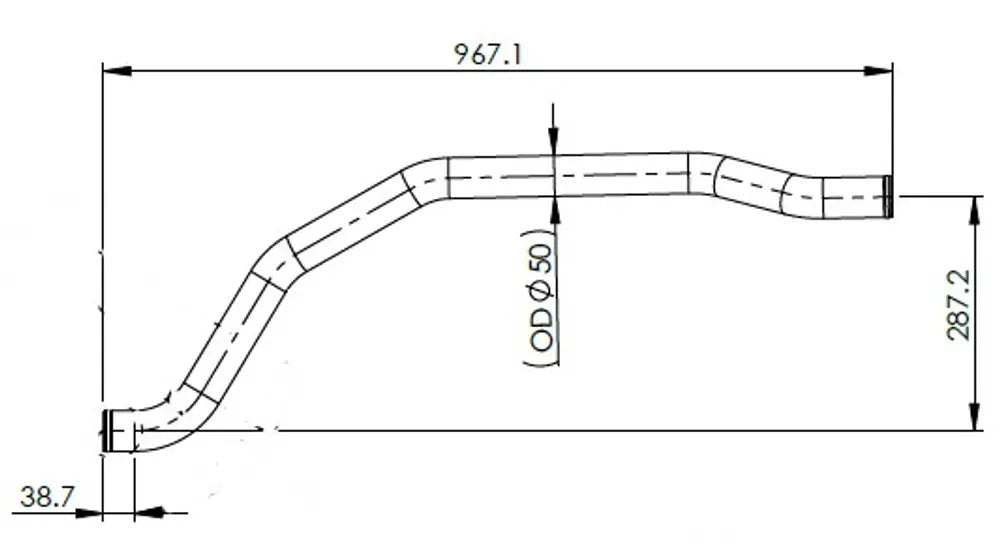 Tubo liquido di raffreddamento per Iveco - 2KN000