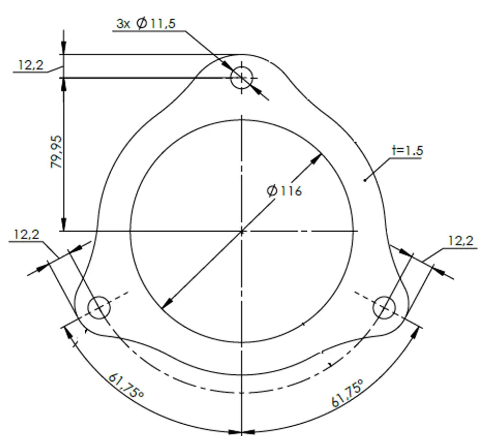 Guarnizione di scarico per DAF - 2AL006