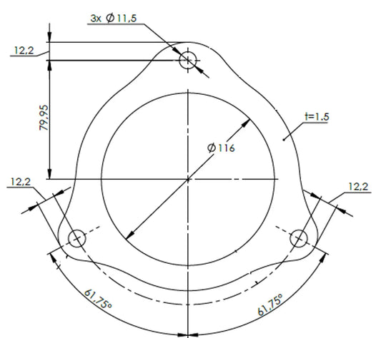 Guarnizione di scarico per DAF - 2AL006