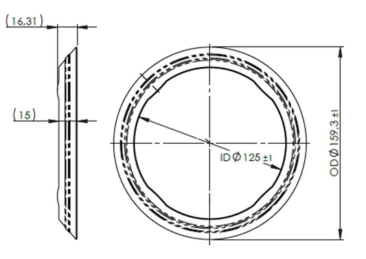 Guarnizione di scarico per DAF - 2AL021
