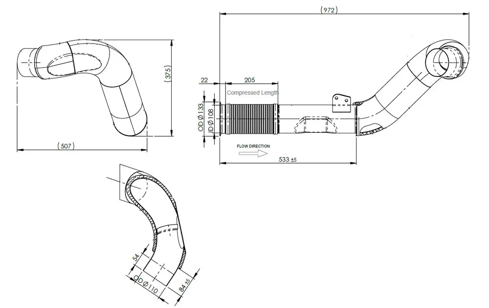 Tubo con Insulation per Iveco - 2KA064