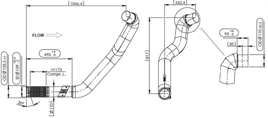 Tubo con flessibile per Iveco - 2KA066